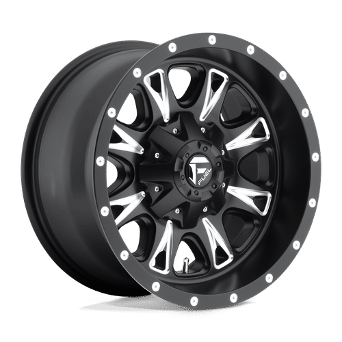 Fuel D513 MATTE BLACK MILLED 20x10 6x135/6x139.7 Wheels | Offset: -12 | Backspace: 5.03 | Bore: 106.1