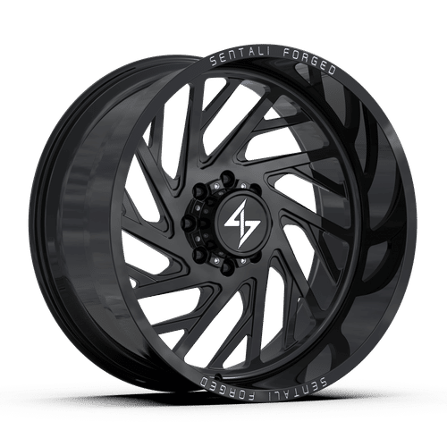 Sentali Forged SF7GB Gloss Black 24x14 8x165.1 Wheels | Offset: -76 | Backspace: 4.5 | Bore: 125.2