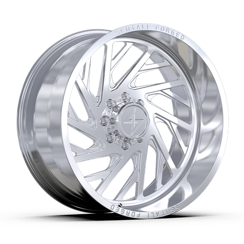Sentali Forged SF7P Polished 24x14 5x127 Wheels | Offset: -76 | Backspace: 4.5 | Bore: 71.5