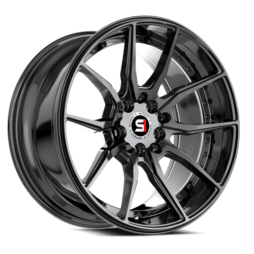 SPEC-1 RACING SP-77GB Gloss Black 16x8 5x100/ 5x114.3 Wheels | Offset: 20 | Backspace: 5.25 | Bore: nan