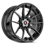 SPEC-1 RACING SP-77GB Gloss Black 16x8 5x100/ 5x114.3 Wheels | Offset: 20 | Backspace: 5.25 | Bore: nan