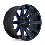 Fuel D644 GLOSS BLACK BLUE TINTED CLEAR 20x9 5x139.7/5x150 Wheels | Offset: 20 | Backspace: 5.79 | Bore: 110.1