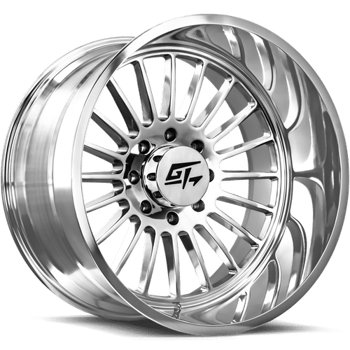 GT OFFROAD Strike Polished Polished 24x14 6x139.7 Wheels | Offset: -76 | Backspace: 4.5 | Bore: 106.1