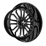 Sentali Forged SF-3 Gloss Black Milled 22x12 8x165.1 Wheels | Offset: -44 | Backspace: 4.75 | Bore: 125.2