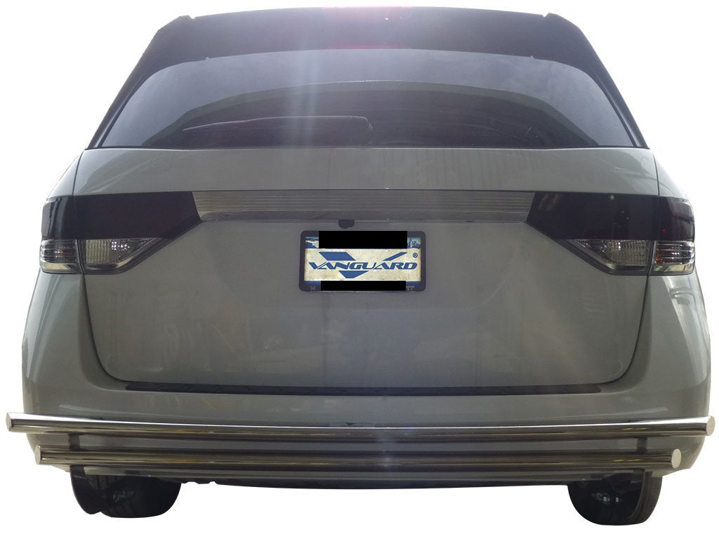 Vanguard Stainless Steel Rear Guards Rear Bumper Guards Bumper Guard for 1999-2017 honda odyssey nan
