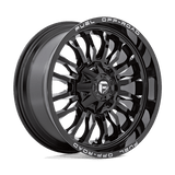 Fuel D795 GLOSS BLACK MILLED 22x12 8x165.1 Wheels | Offset: -44 | Backspace: 4.77 | Bore: 125.1