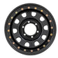 Steel Simulated Bead Lock Wheel | Black | 17x9 | 6x5.5 | 4.25 Bore | -12