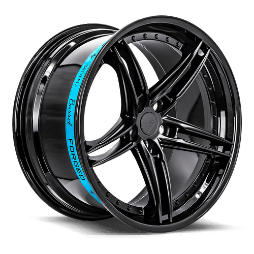 Sentali Barrel Forged SB3 Gloss Black Lip / Matte Black Centre 19x10.5 5x112 Wheels | Offset: 35 | Backspace: 7.25 | Bore: 66.6