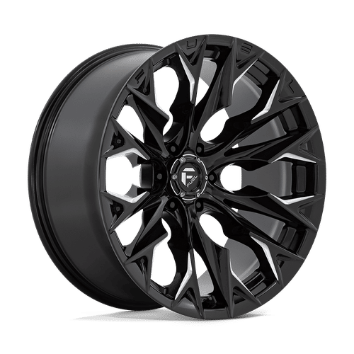 Fuel D803 GLOSS BLACK MILLED 22x10 6x135 Wheels | Offset: -18 | Backspace: 4.79 | Bore: 87.1